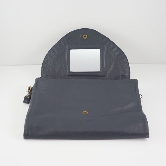 Handmade Hand Painted Leather Amazon Parrot Crossbody Wristlet Bag / Wallet - Picture 7 of 12